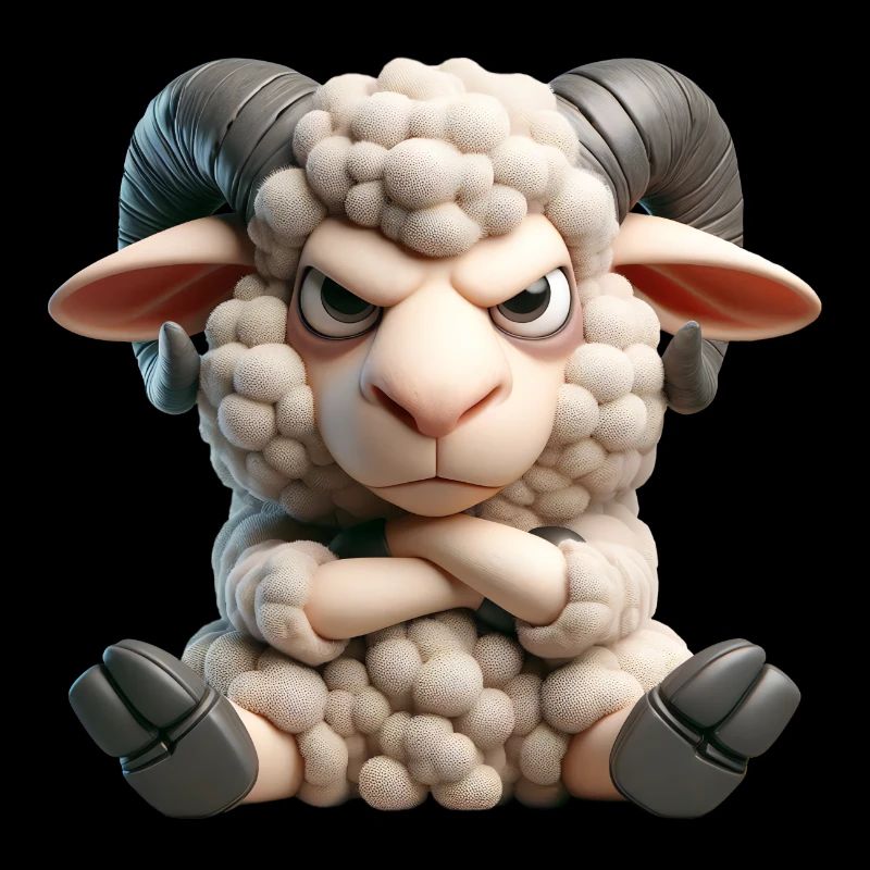 Schaf grimmig 2