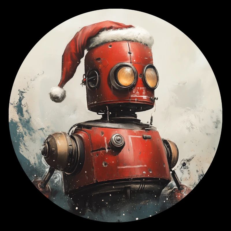 Roboter Weihnachtsmann