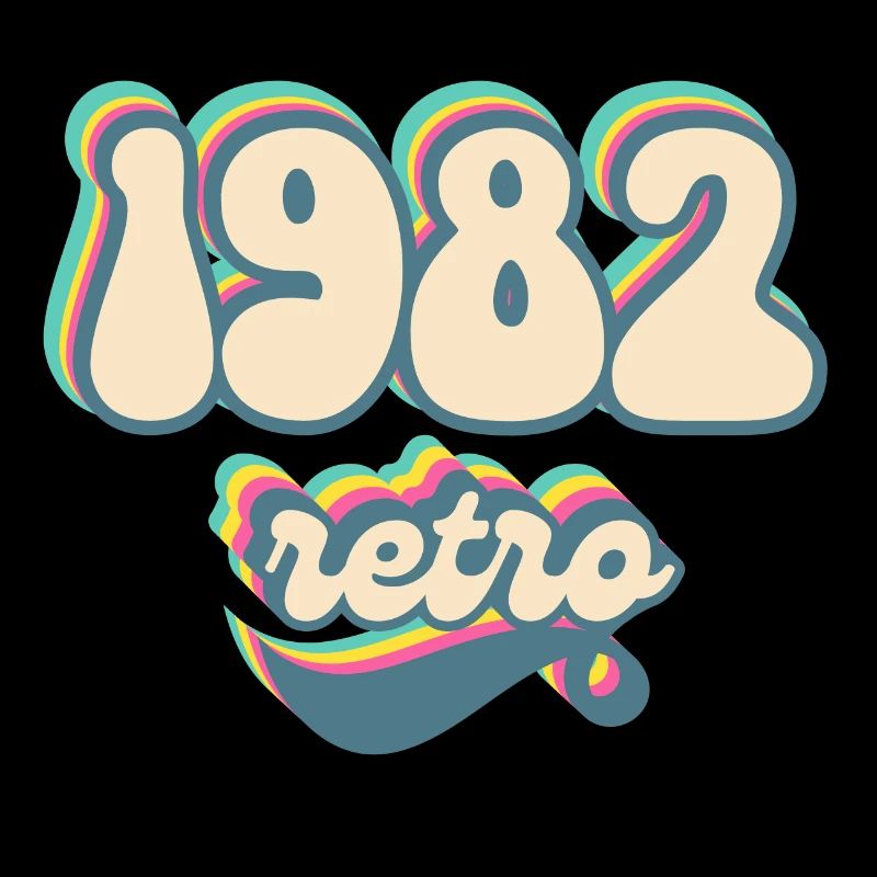 1982 retro idée cadeau