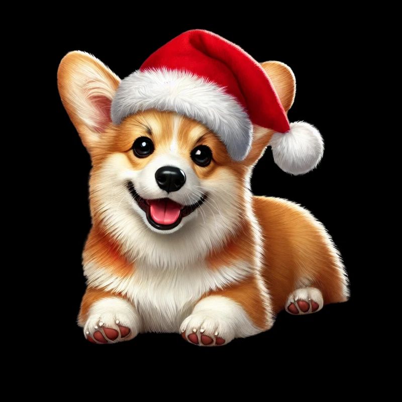 Corgi de Noël
