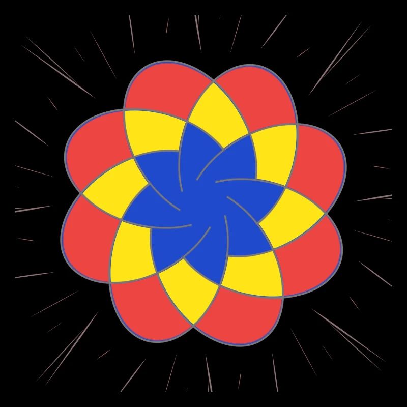 Abstract with a pattern