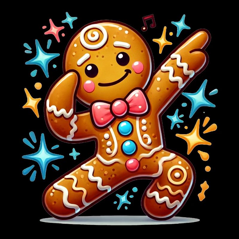 Gingerbread Christmas Cool Style Dance