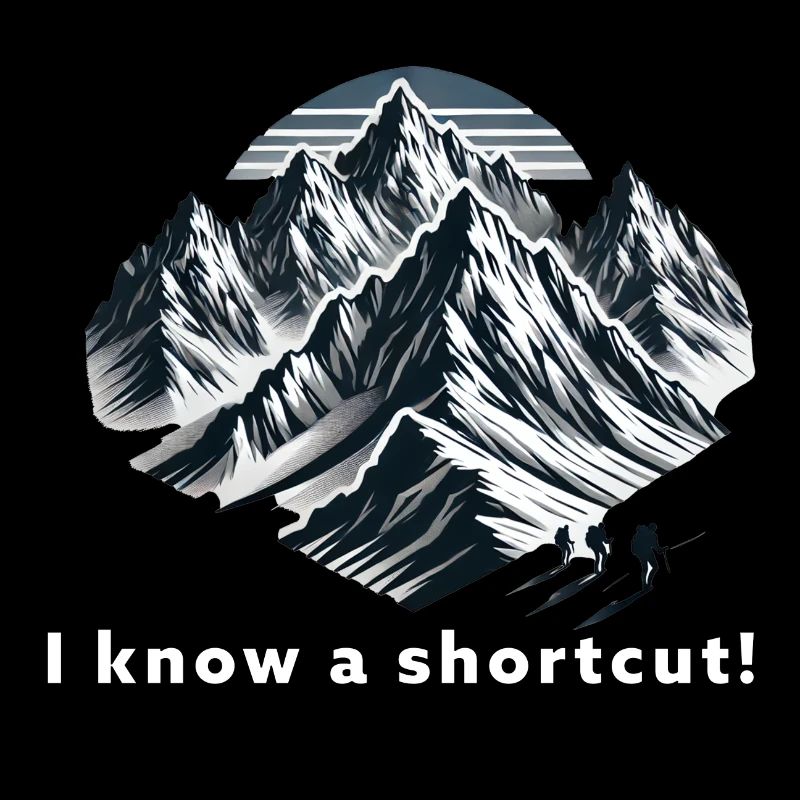 I know a shortcut! Mountains Hiking Extreme