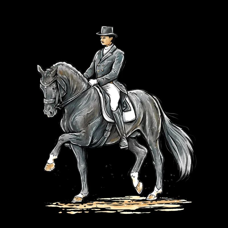 Totilas at a strong trot