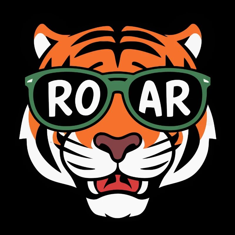 Cool Tiger with Sunglasses