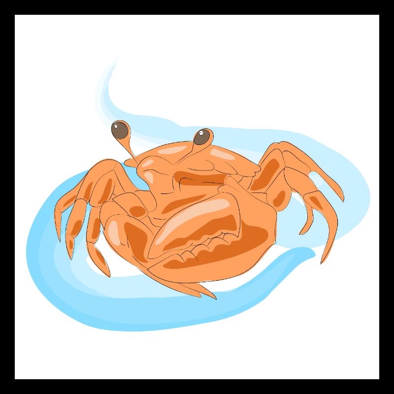 Orange Sea Crab