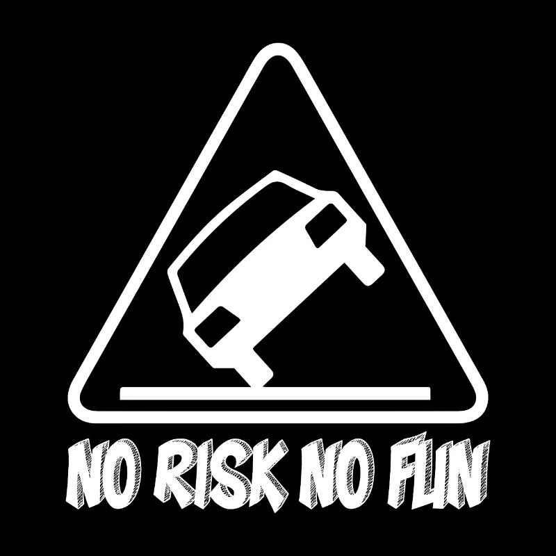 No Risk No Fun Lustig Geschenk Auto Tuning
