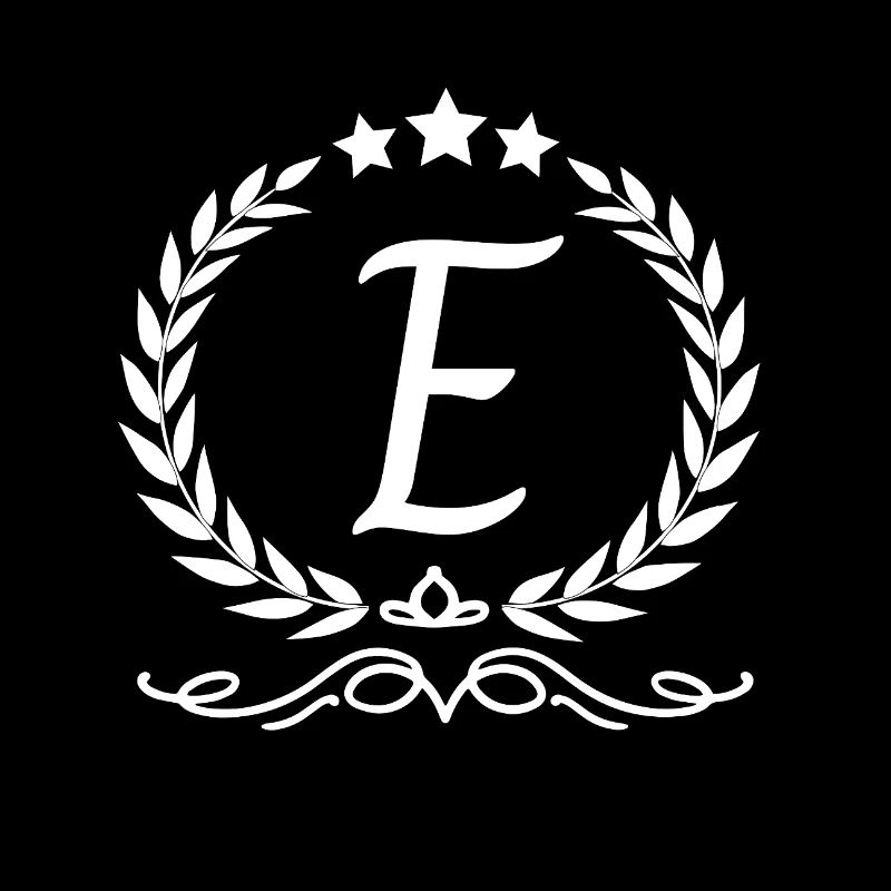 Krone mit Buchstabe e