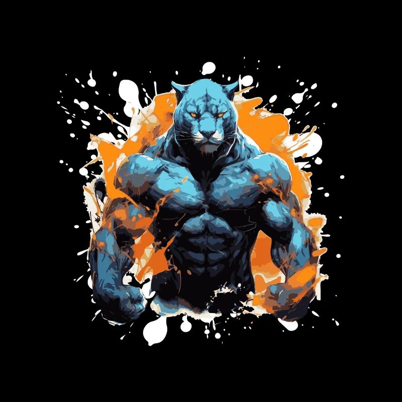 Muscle léopard Bête de combat