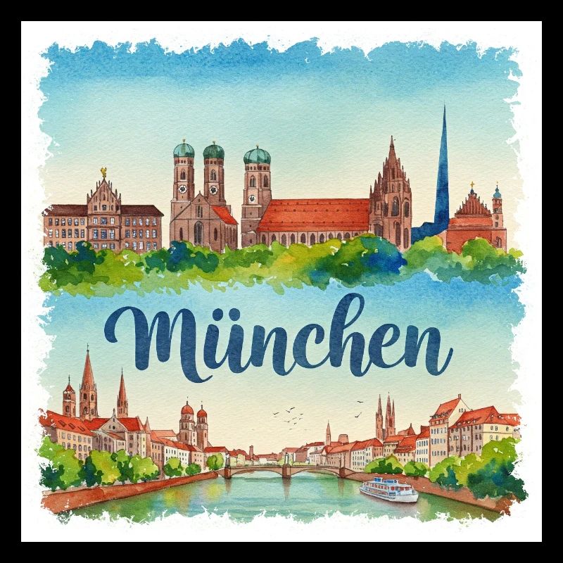 München Aquarell