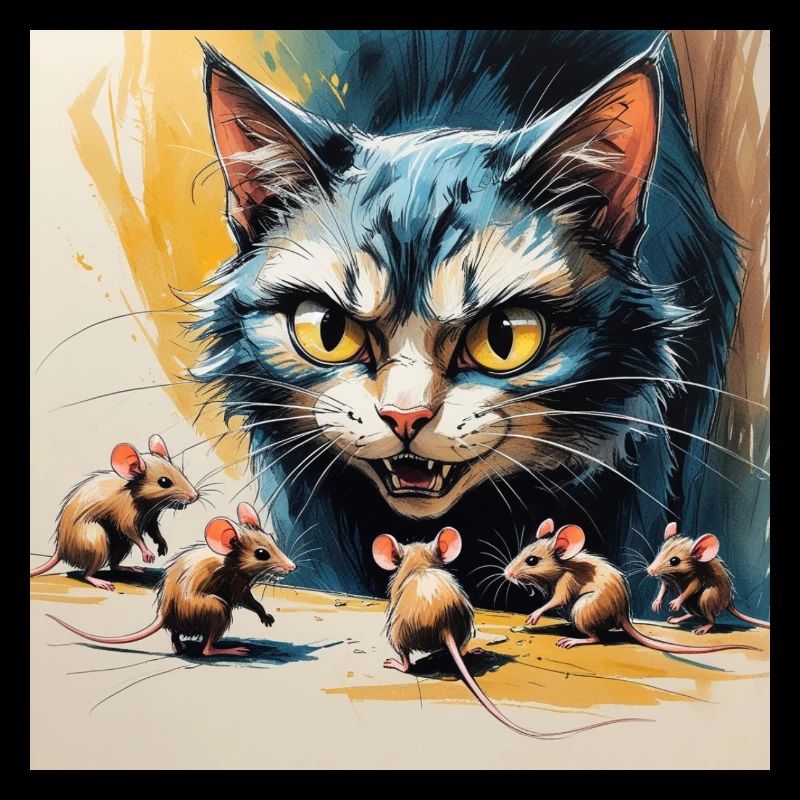 Le chat n'est pas la, les souris dansent