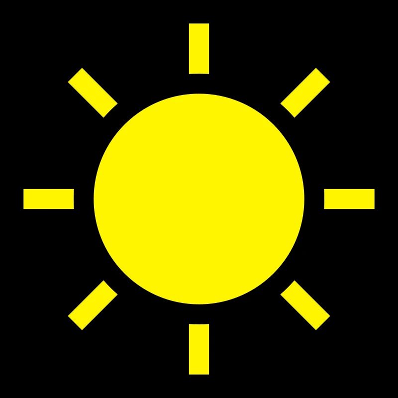 Symbole de temps - soleil