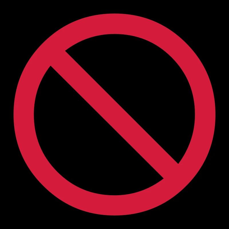 no - prohibited - banned