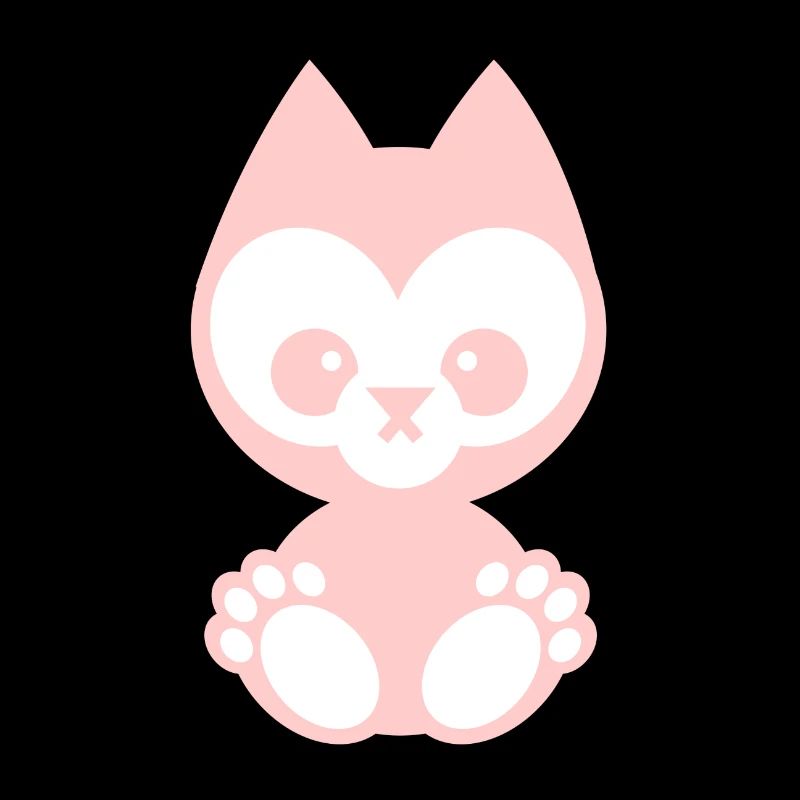 petits animaux - chat rose