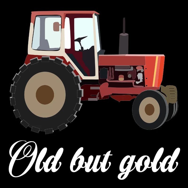 Red GDR tractor