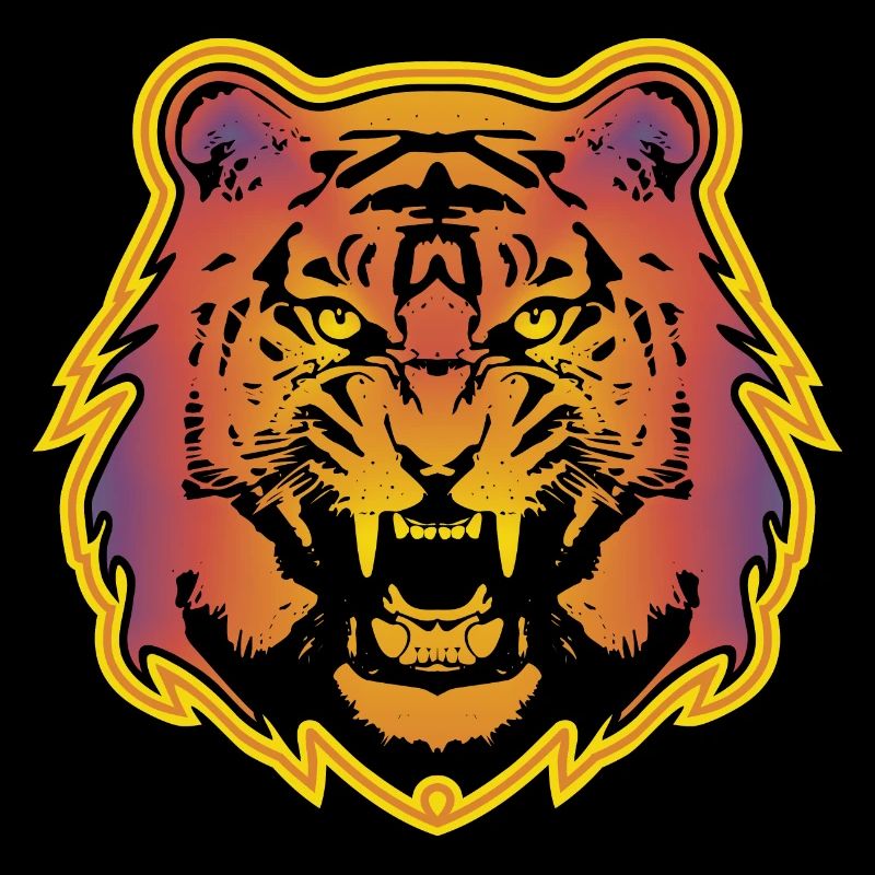 Farbiger Tiger - 2