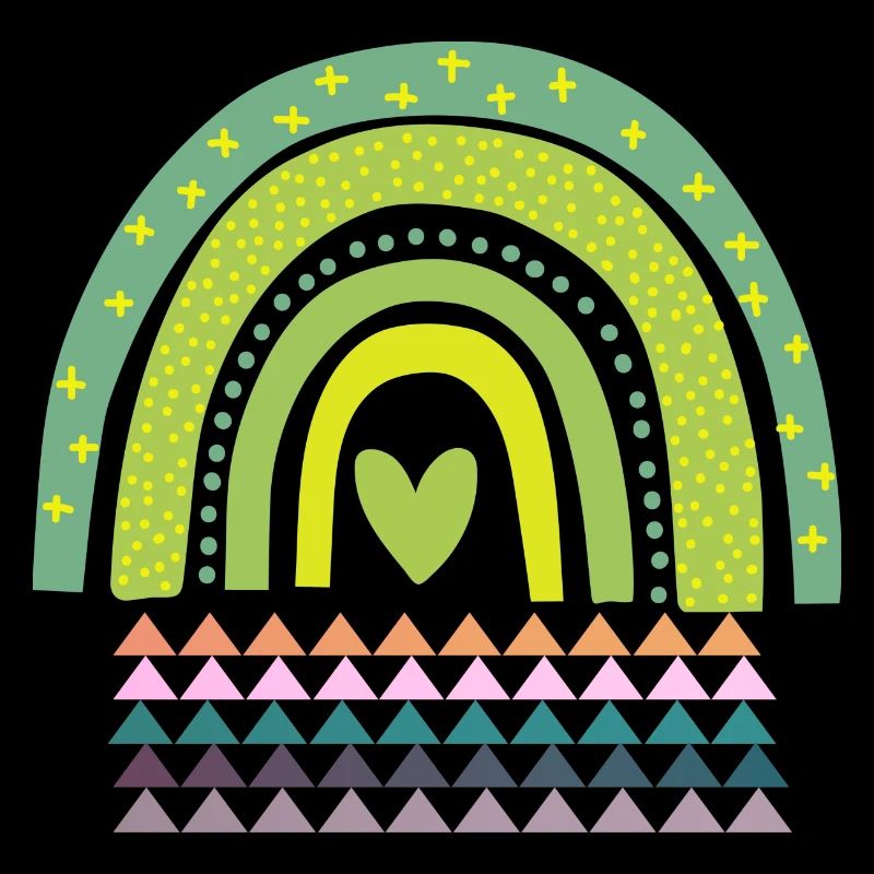 Conception de gravure avec des couleurs étonnantes