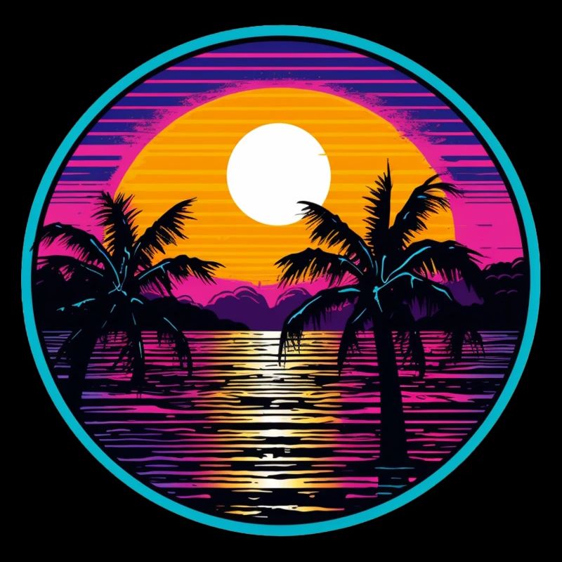 Synthwave Ocean