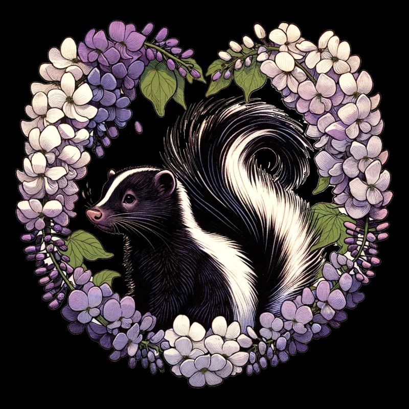 Spring Skunk Lilas