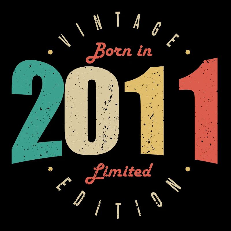 2011 Vintage Retro Jubiläum Geschenk 2011