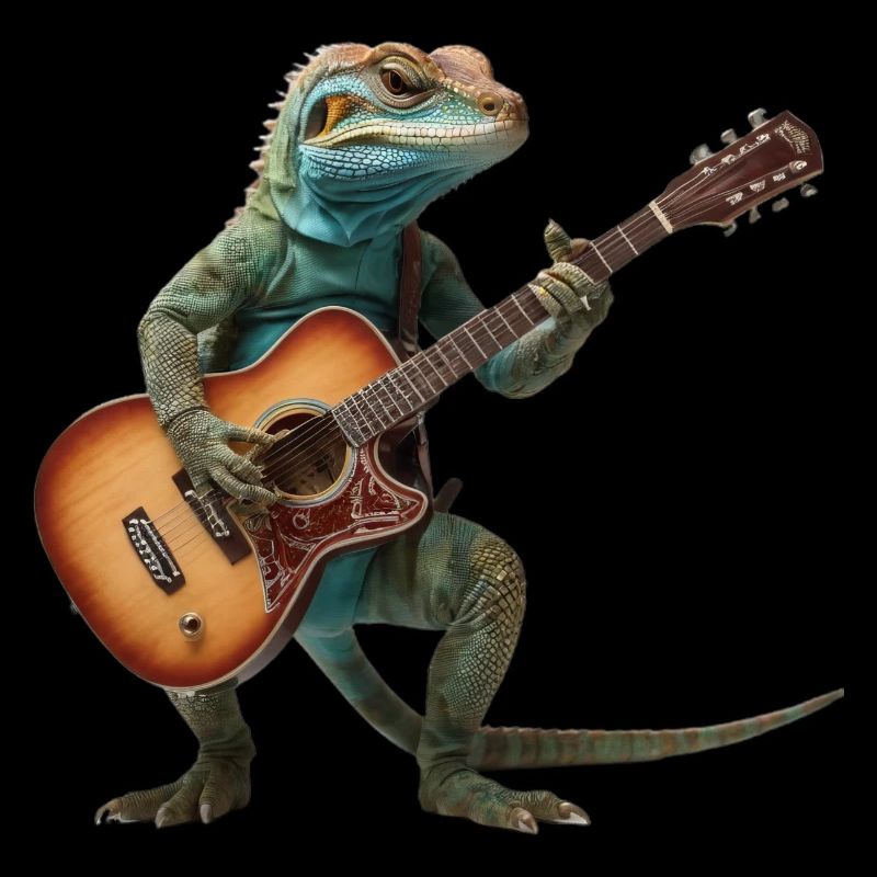 Lizard Gecko Gitarre