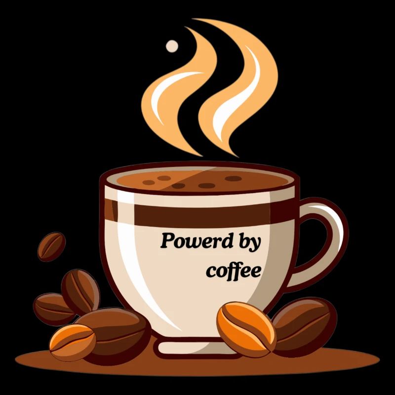 Powerd by coffee