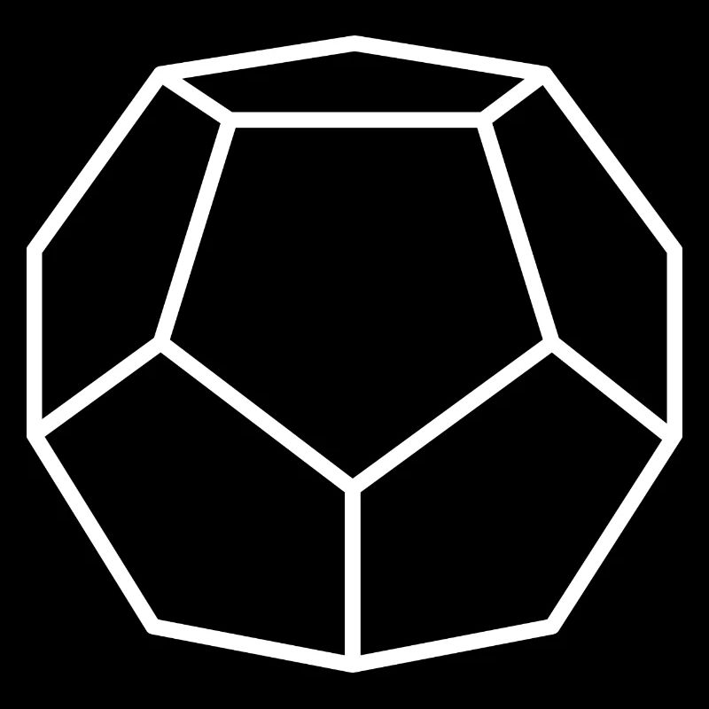 White dodecahedron