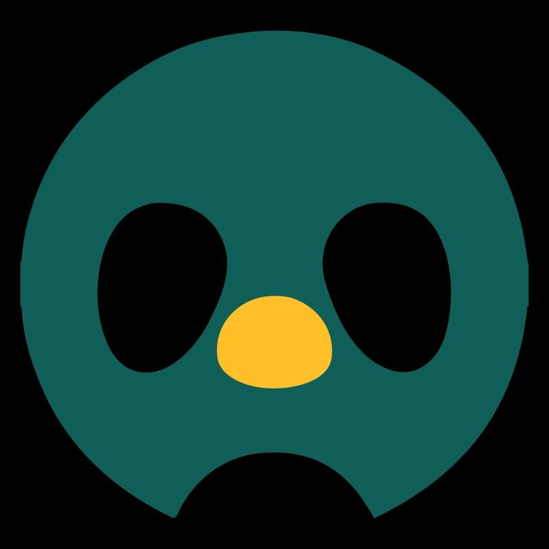 Cartoon Penguin Face