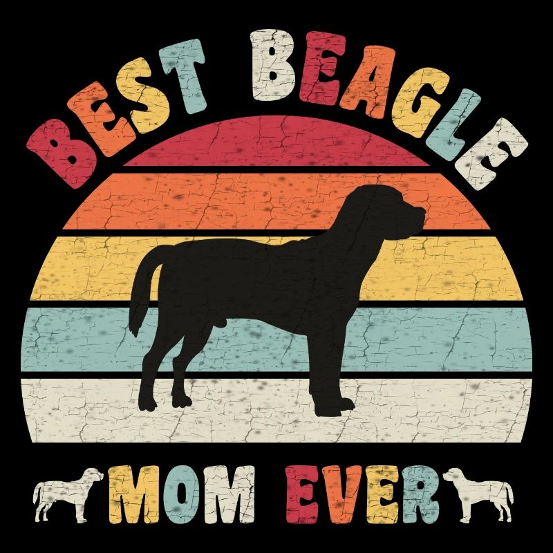 Meilleure maman Beagle jamais amateurs de chiens vintage rétro