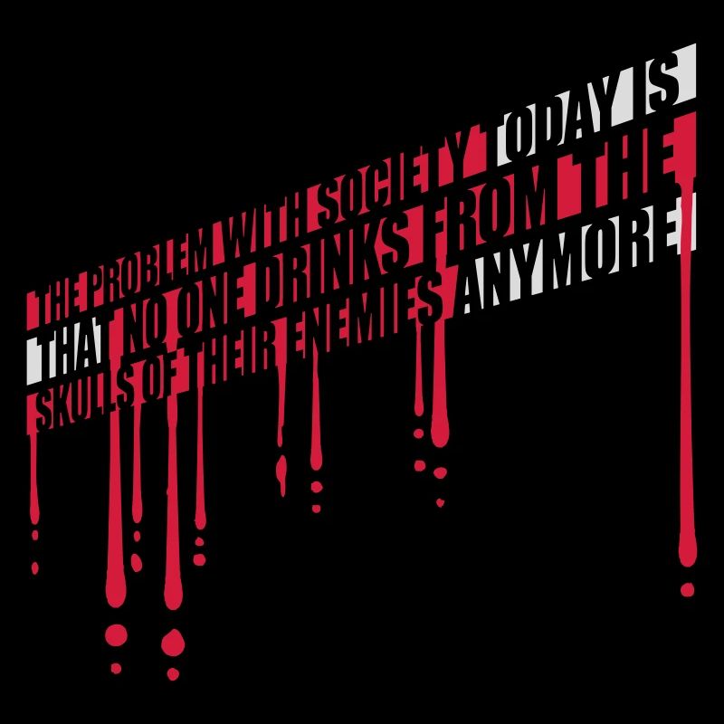 drinks from enemies skulls