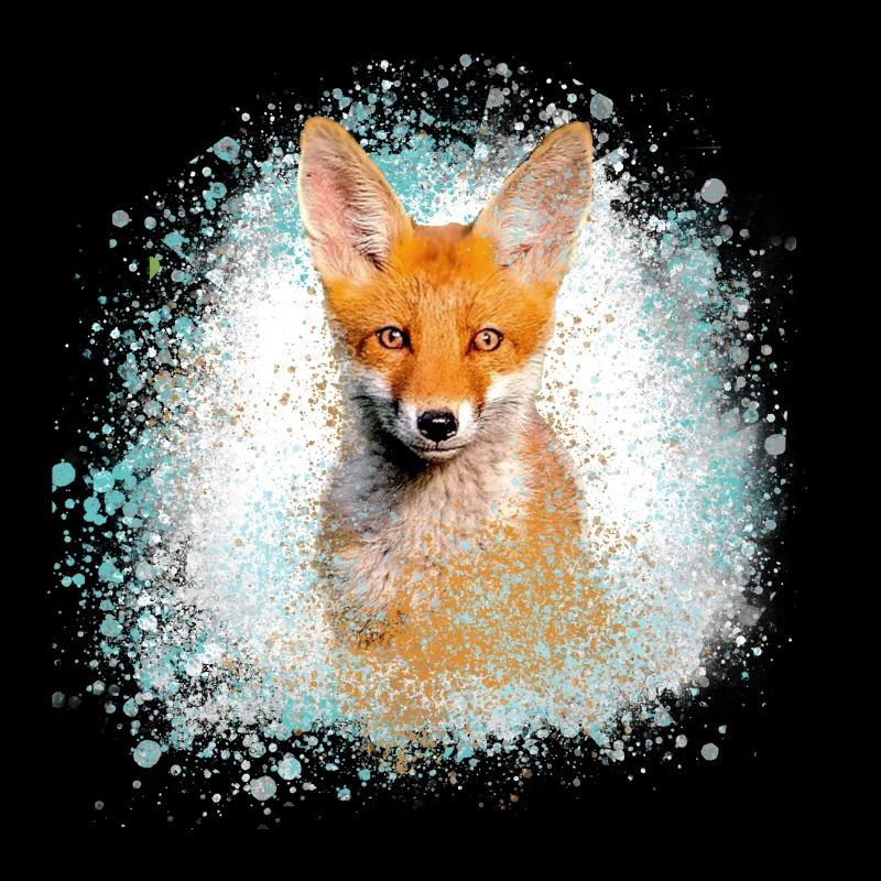 fuchs ,Graffiti, Malerei,fuchs ,aquarell