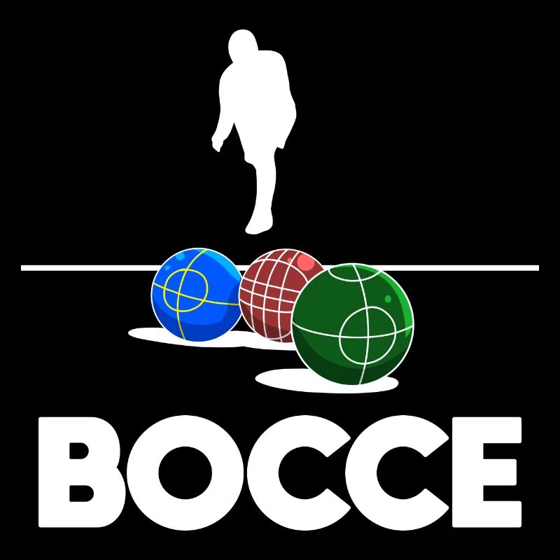 Bocce Bocci Bunte Bälle Spieler I Geschenk