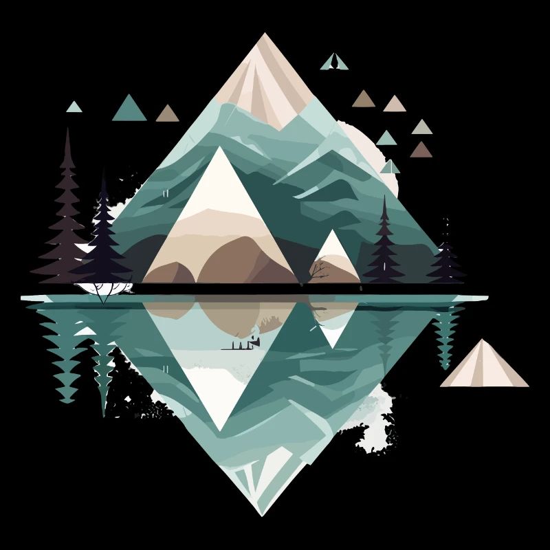 Minimalistic Mountains
