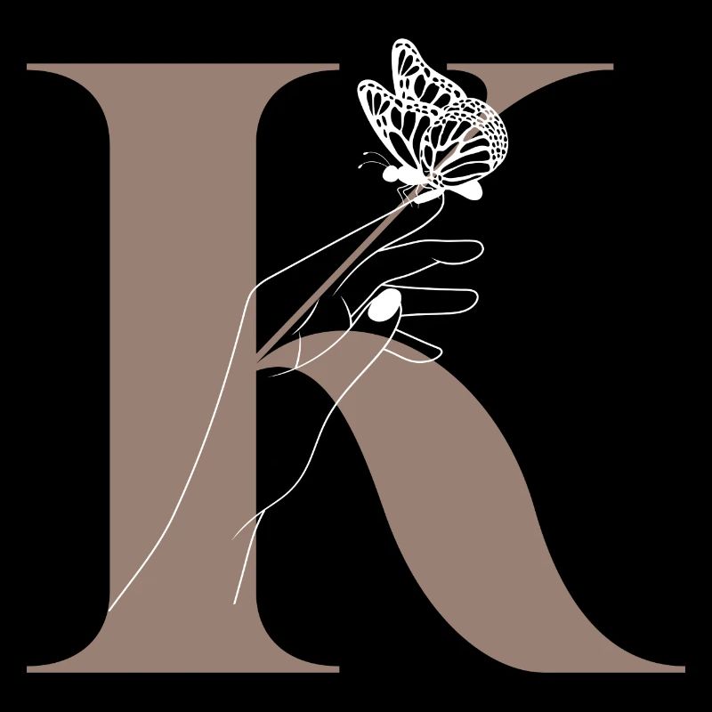 lettre k papillon magique