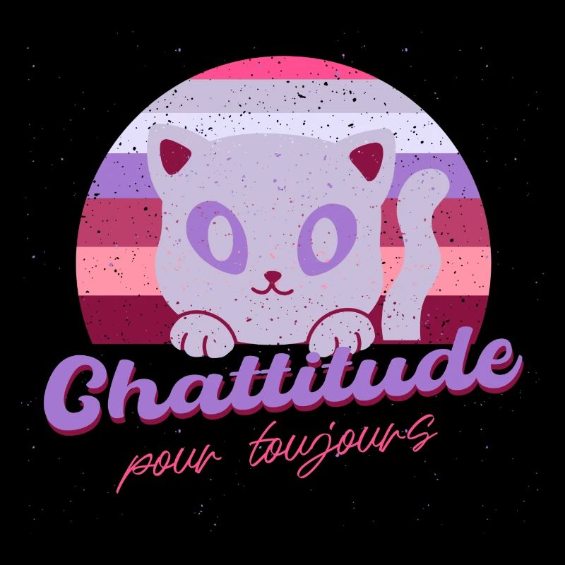 Chattitude - cadeau chat - amoureuse des chats