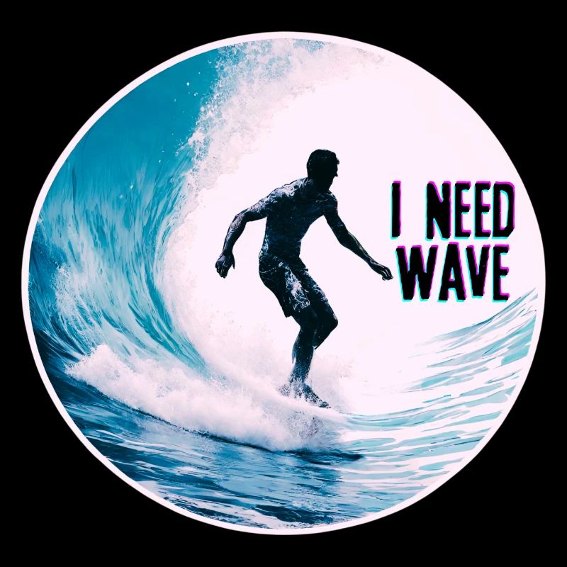 Surfer on the Wave Need Wave