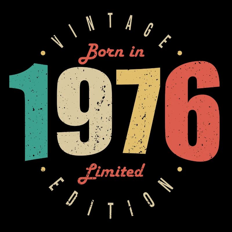1976 Vintage Retro Geburtstagsgeschenk 1976