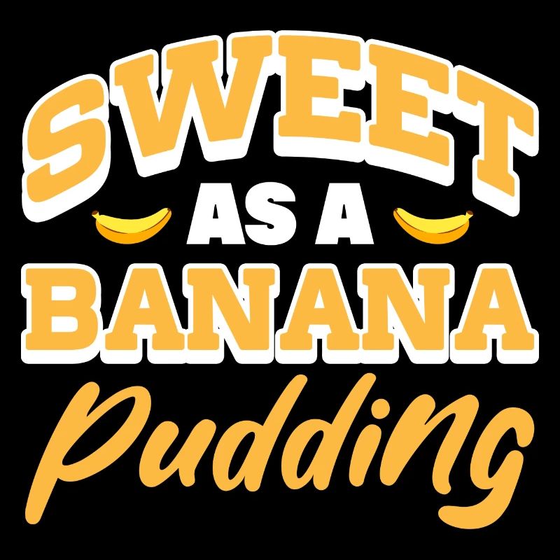 Sucré comme un pudding à la banane Dessert de confiserie