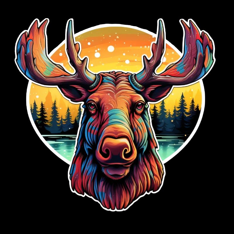 Orignal devant un ciel du soir