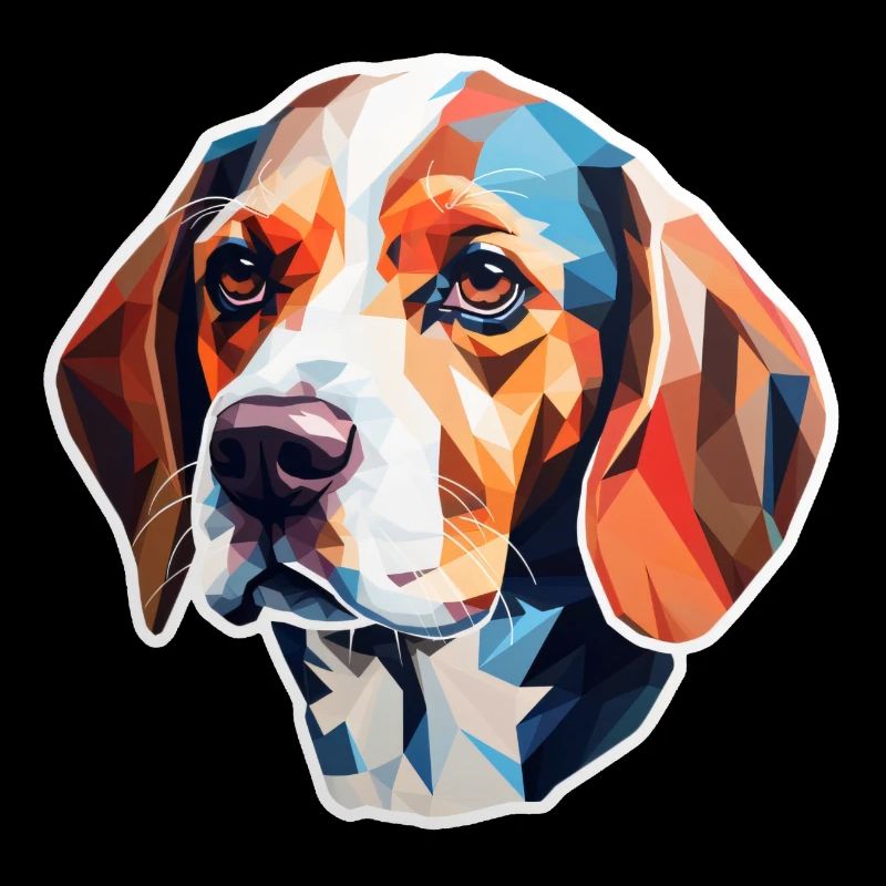 Tête de beagle