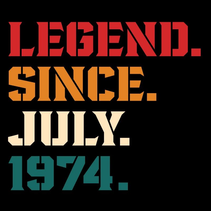 Legende seit Juli 1974
