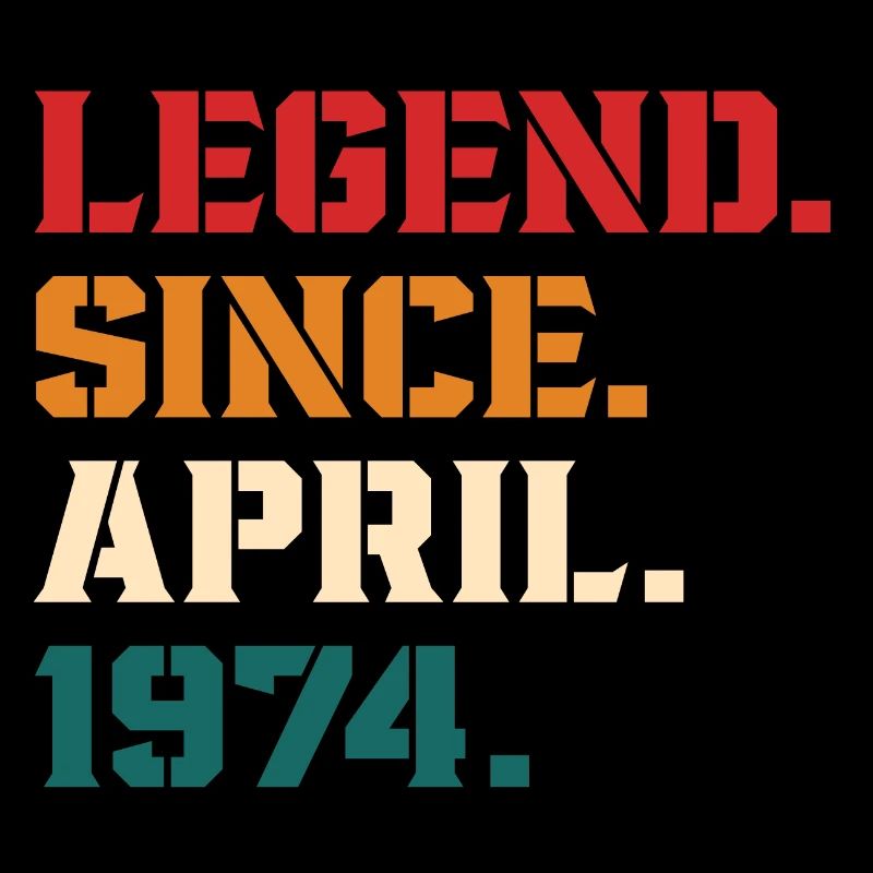 Legende seit April 1974