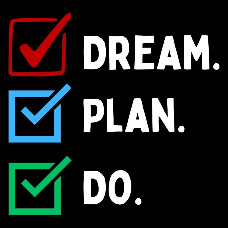 Dream Plan Do Checkliste Design