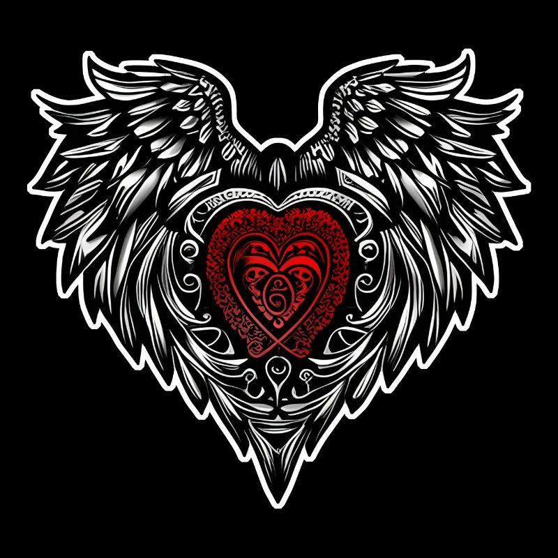 coeur aile d'ange