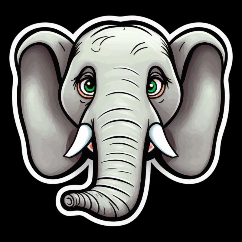 Gentil géant : éléphant majestueux