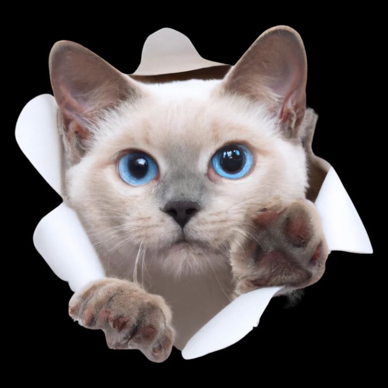 Bébé chat du monde caché