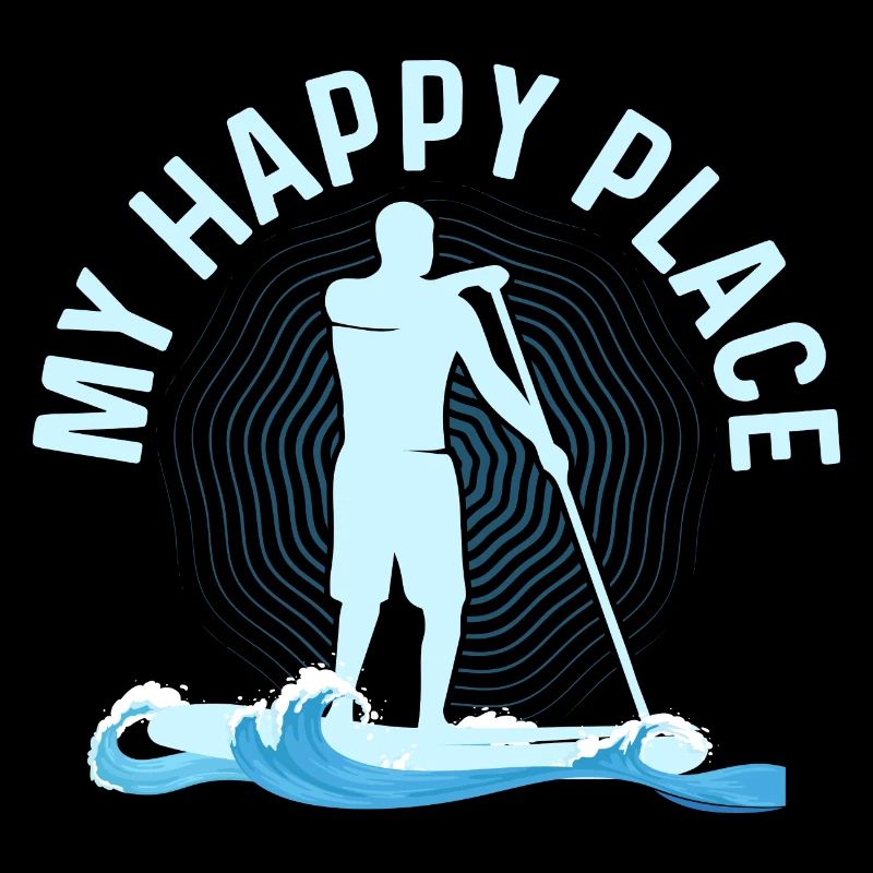My Happy Place Stand Up Paddle Board