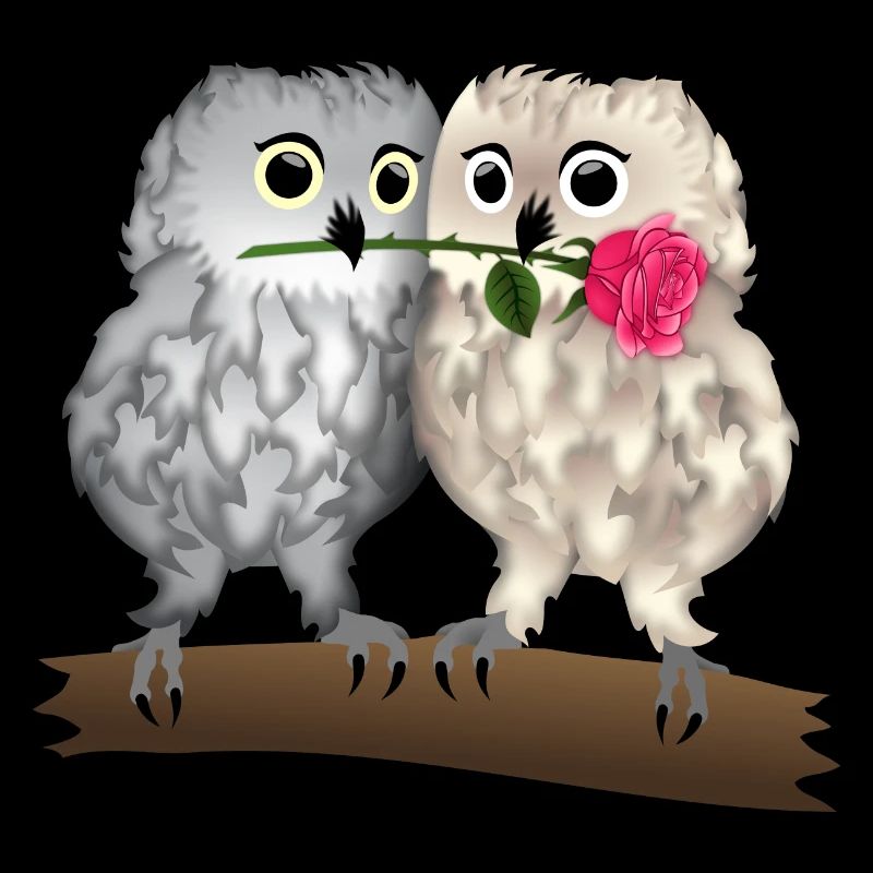 Eulen hell Rose