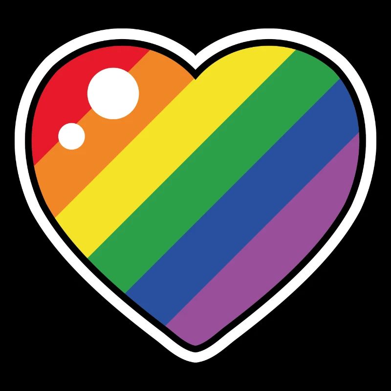 Heart (Pride Flag)