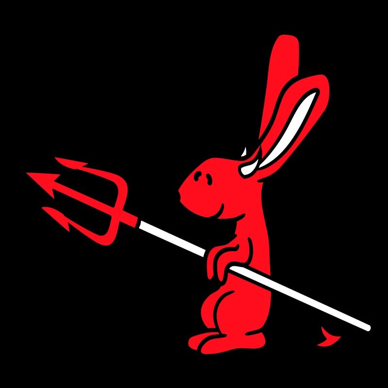 Bunny Devil Démon Mal Satan Enfer Trident Costume